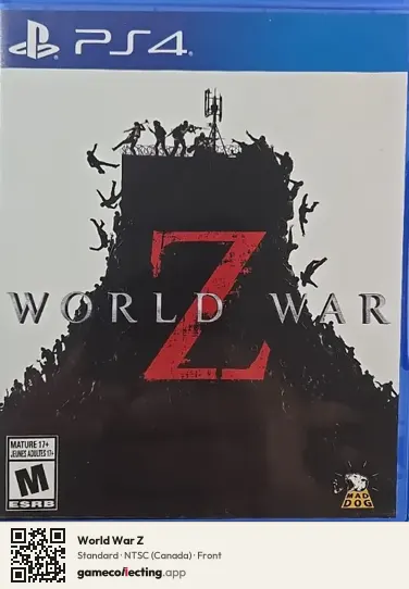 World War Z PlayStation 4, Canada box front