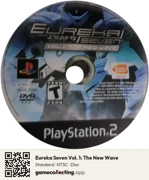 Eureka Seven Vol. 1: The New Wave PlayStation 2, NTSC disc