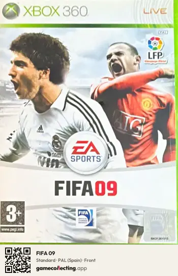 FIFA 09 Xbox 360, Spain box front