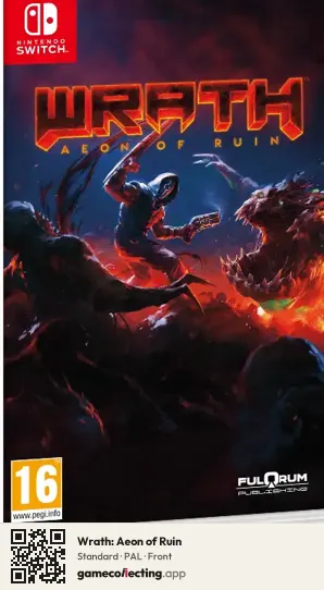 Wrath: Aeon of Ruin Nintendo Switch, PAL box front