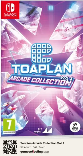 Toaplan Arcade Collection Vol. 1 Nintendo Switch, PAL box front