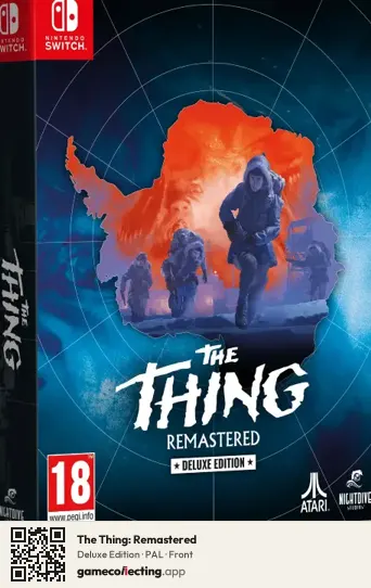 The Thing: Remastered Nintendo Switch, PAL box front