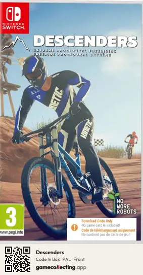 Descenders Nintendo Switch, PAL box front