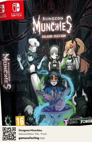 Dungeon Munchies Nintendo Switch, PAL box front