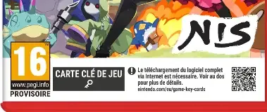 Disgaea Mayhem, the PEGI square on its front