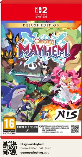 Disgaea Mayhem Nintendo Switch 2, PAL box front