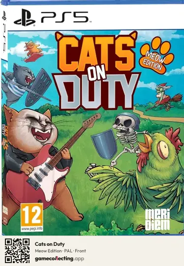 Cats on Duty PlayStation 5, PAL box front