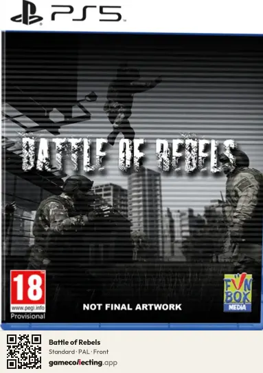 Battle of Rebels PlayStation 5, PAL box front