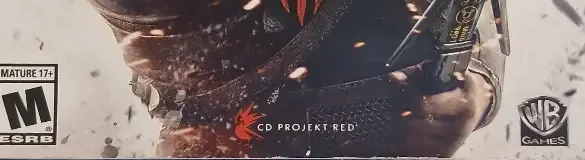 The Witcher 3: Wild Hunt, the ESRB box on its front