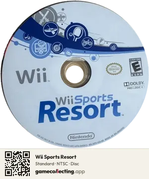Wii Sports Resort Nintendo Wii, NTSC disc