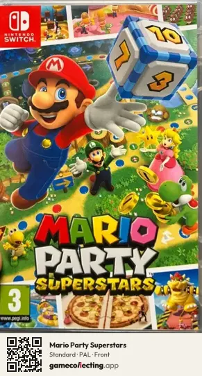 Mario Party Superstars Nintendo Switch, PAL box front
