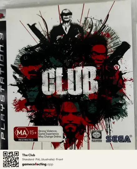 The Club PlayStation 3, Australia box front