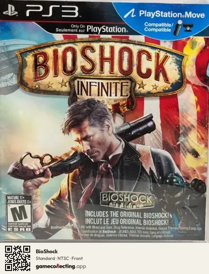 BioShock PlayStation 3, NTSC box front