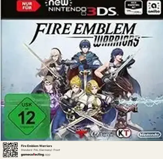 Fire Emblem Warriors Nintendo 3DS, Germany box front
