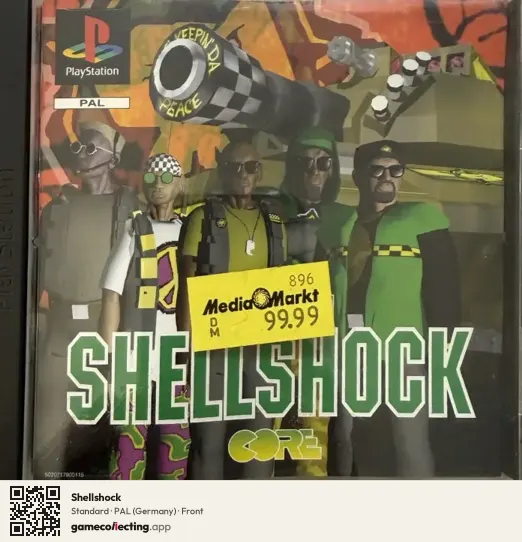 Shellshock PlayStation, Germany box front