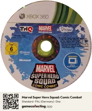 Marvel Super Hero Squad: Comic Combat Xbox 360, PAL disc