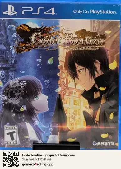 Code: Realize: Bouquet of Rainbows PlayStation 4, NTSC box front