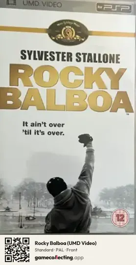Rocky Balboa (UMD Video) PlayStation Portable, PAL box front
