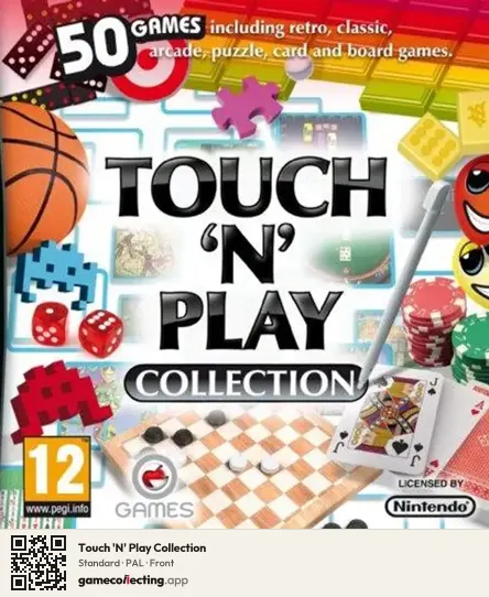 Touch 'N' Play Collection Nintendo DS, PAL box front