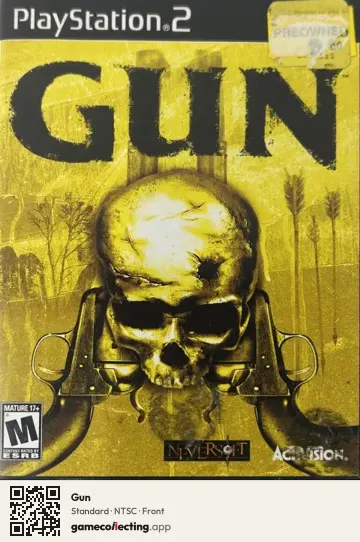 Gun PlayStation 2, NTSC box front