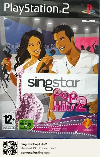 SingStar Pop Hits 2 PlayStation 2, France box front