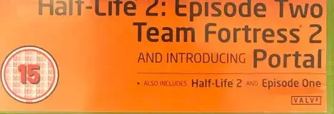 The Orange Box, the BBFC circle on its front