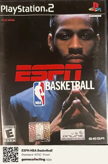 ESPN NBA Basketball PlayStation 2, NTSC box front