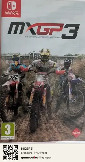 MXGP 3 Nintendo Switch, PAL box front