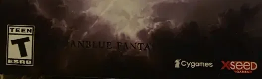 Granblue Fantasy: Relink, the ESRB box on its front