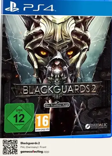 Blackguards 2 PlayStation 4, Germany box front