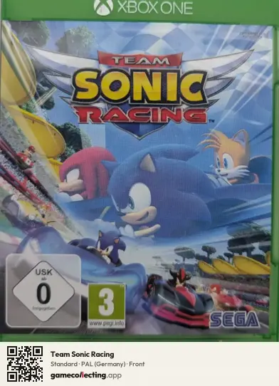 Team Sonic Racing Xbox One, Germany box front