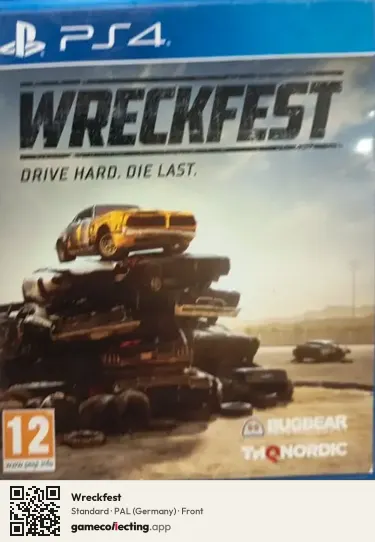 Wreckfest PlayStation 4, Germany box front