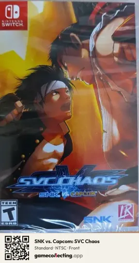 SNK vs. Capcom: SVC Chaos Nintendo Switch, NTSC box front