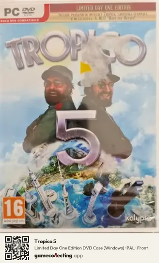 Tropico 5 Computer, PAL box front