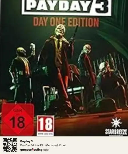 Payday 3 Xbox Series X, Germany box front