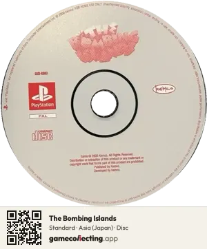 The Bombing Islands PlayStation, Asia disc