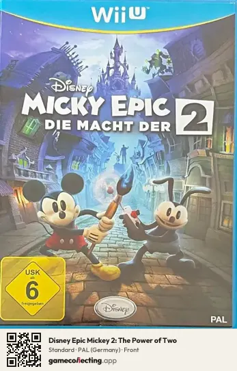 Disney Epic Mickey 2: The Power of Two Nintendo Wii U, Germany box front