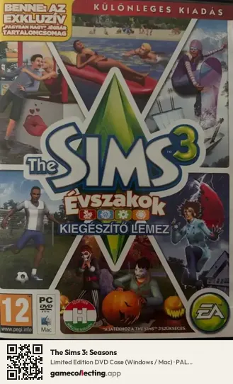 The Sims 3: Seasons Computer, Hungary box front