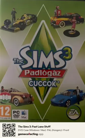 The Sims 3: Fast Lane Stuff Computer, Hungary box front