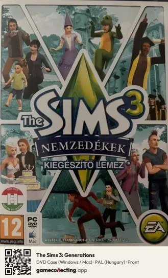 The Sims 3: Generations Computer, Hungary box front