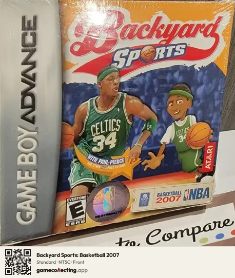 Backyard Sports: Basketball 2007 Game Boy Advance, NTSC box front