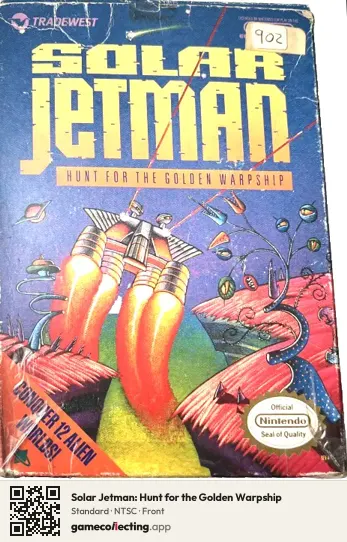 Solar Jetman: Hunt for the Golden Warpship Nintendo Entertainment System, NTSC box front