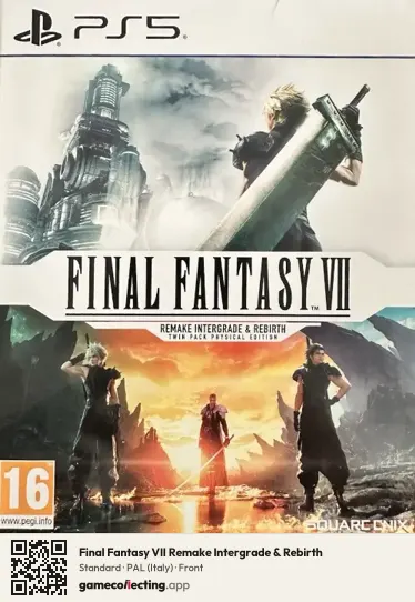 Final Fantasy VII Remake Intergrade & Rebirth PlayStation 5, Italy box front