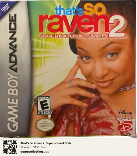 That's So Raven 2: Supernatural Style Game Boy Advance, NTSC box front
