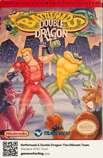 Battletoads & Double Dragon: The Ultimate Team Nintendo Entertainment System, NTSC box front