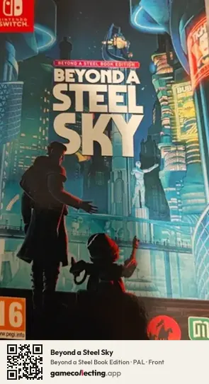 Beyond a Steel Sky Nintendo Switch, PAL box front
