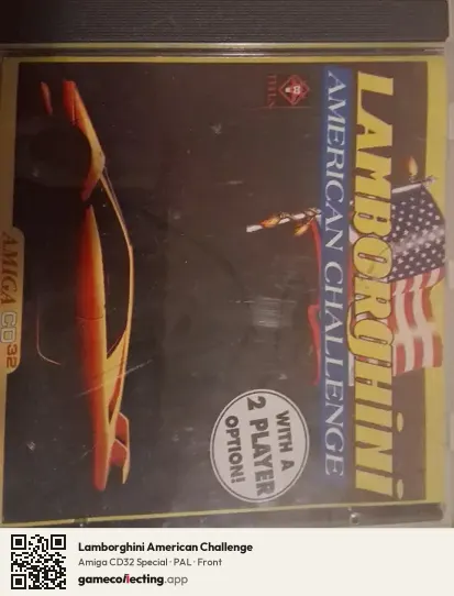 Lamborghini American Challenge Amiga CD32, PAL box front