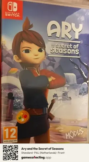 Ary and the Secret of Seasons Nintendo Switch, Netherlands box front