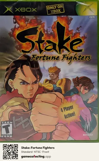 Stake: Fortune Fighters Xbox, NTSC box front