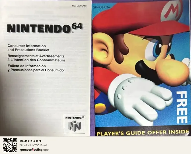 Bio F.R.E.A.K.S. Nintendo 64, NTSC box front